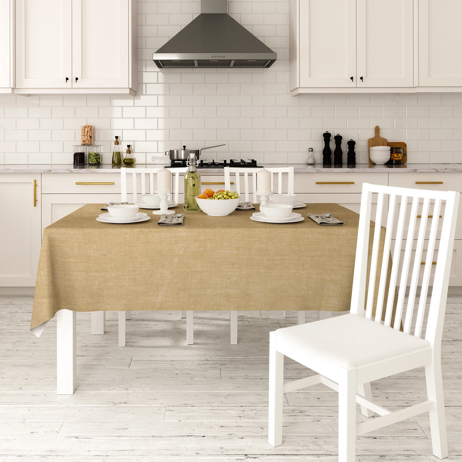 

Displaying Burlap Fabric Photoing Linen Sheet Multi-Use Craft Accessory Design Table Protection Home Cafe