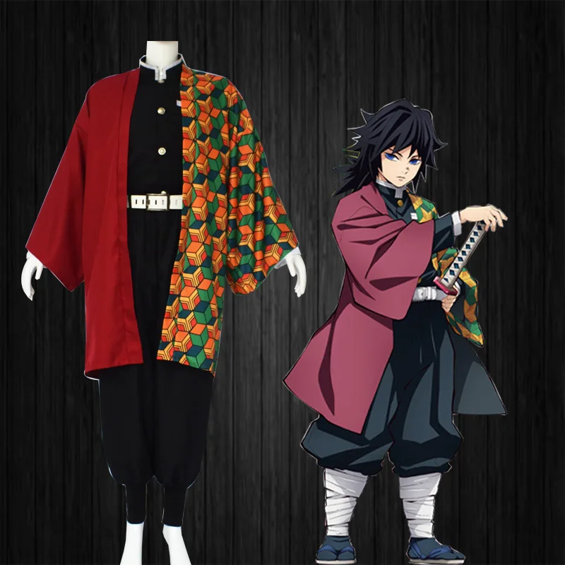 Demon Slayer Cosplay Tanjiro Nezuko Cosplay Kids Shinobu Costume Japanese Anime Cartoon Halloween Costume Christmas Gifts