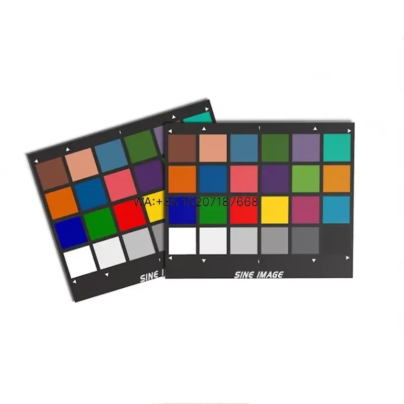 Wmwmnu for 3nh YE0188 24 Color Card Replacement for Xrite Colorchecker Passport Reflective Transparent 4:3 16:9 Photo Charts