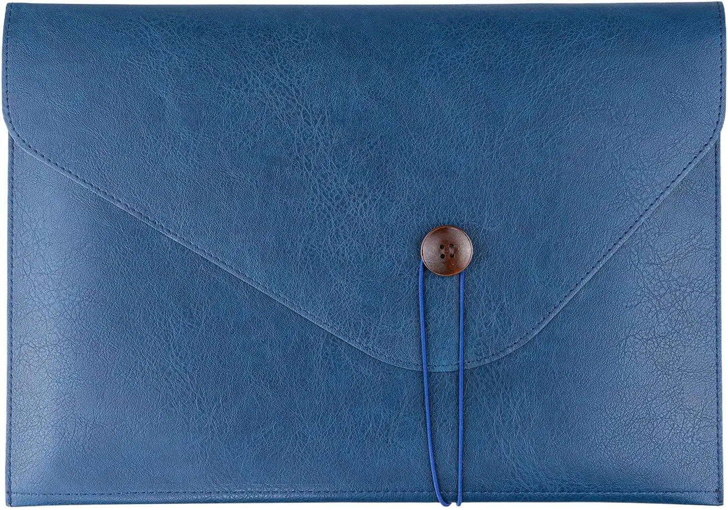 New A4 Envelopes PU Leather Filing Folder Organizer for Women Men Colleagues Staffs with Snap Closure,