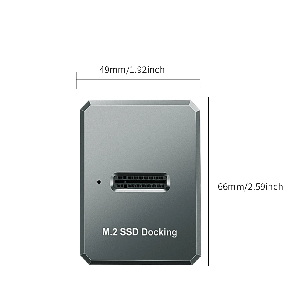 Imagem -06 - Tishric-hard Disk Drive Enclosure Docking Station m2 Nvme Ngfff Adaptador de Protocolo Duplo Liga de Alumínio Dock Tipo-c Usb 2-em1cable