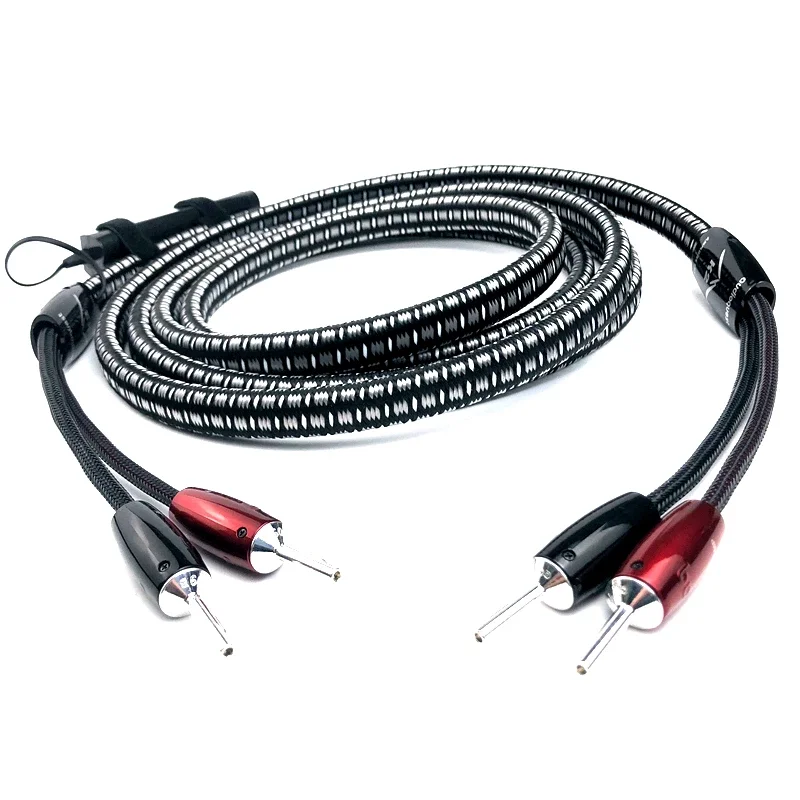 1szt K2 Center Speaker Cable Solid Perfect Surface Silver (PSS) Przewodniki HiFi Audio Amplifier Kable głośnikowe