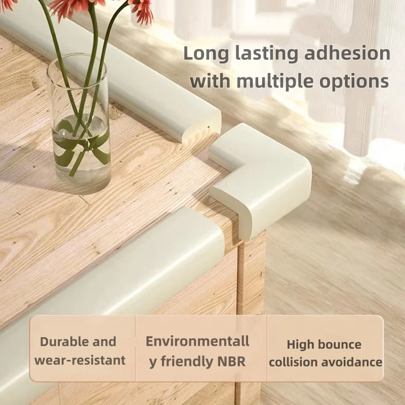 2M Wood Grain Table Corner Self-Adhesive Children's Furniture Guards Baby Table Edge Protectors Living Room Decoration