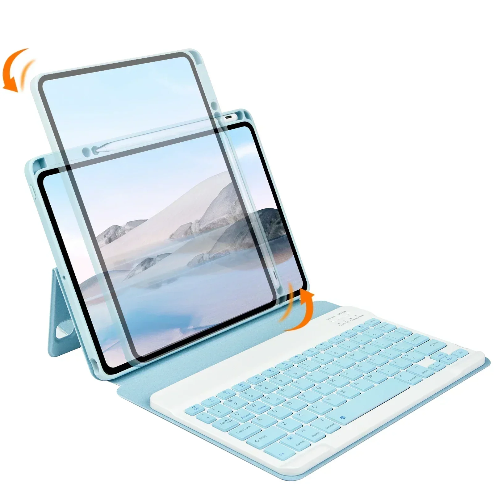 Magnetic Keyboard Case for Apple iPad Mini 7 6 Air 11 6 5 4 10 10.9 Pro 12.9 11 10.5 10.2 2024 Magic Wireless Keyboard Cover