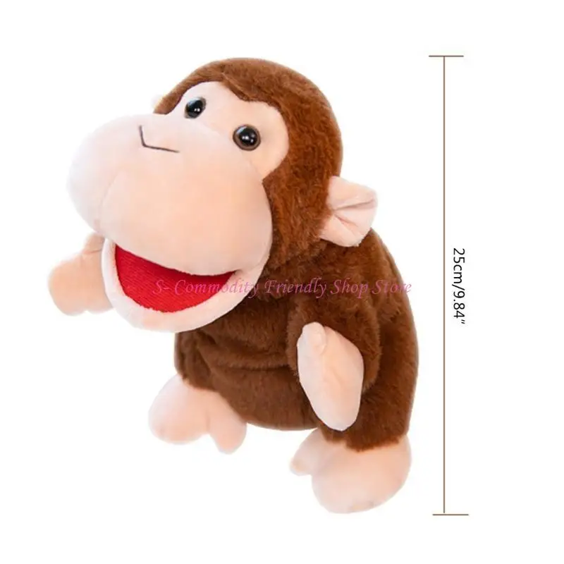 85AE ตุ๊กตาหุ่นมือ ตุ๊กตาหุ่นมือ เล่านิทานครอบครัว กิจกรรมก่อนอนุบาล