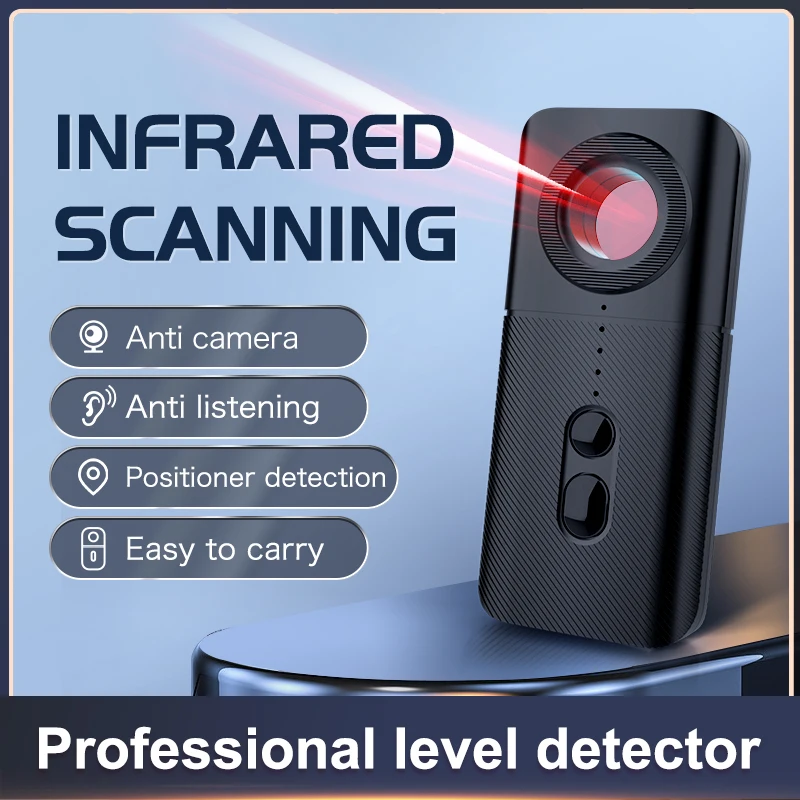 

Wireless Anti-Spy Camera Detector T3 Infrared Scanner Detector Laser Detector Anti-eavesdropping Detector GPS Detector Finder