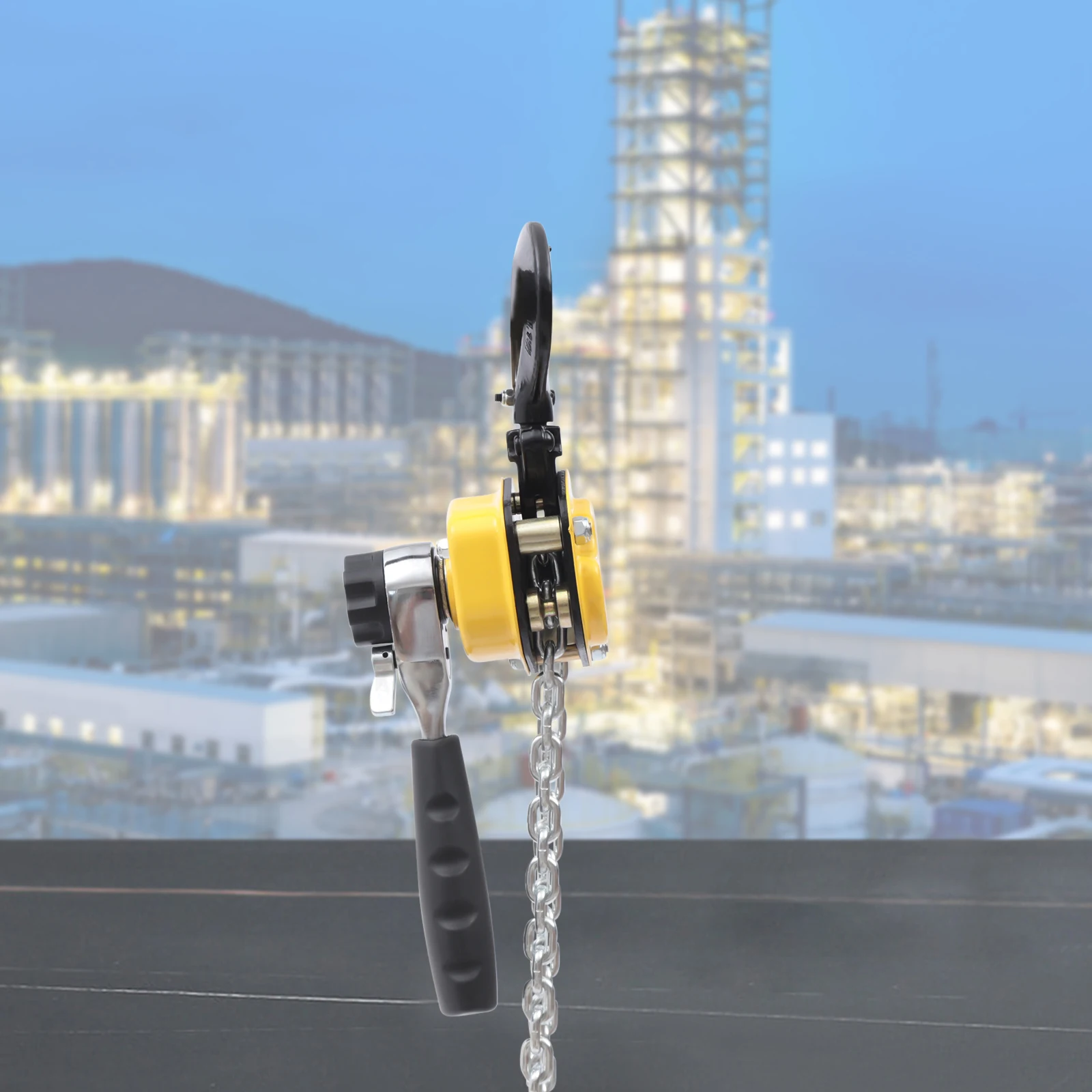 

0.25T Lever Block Chain Hoist 1.5M 5Ft Chain Hoist Alloy Steel G80 Chain Ratchet Lever Hoist with Hook for Lifting or Fixing
