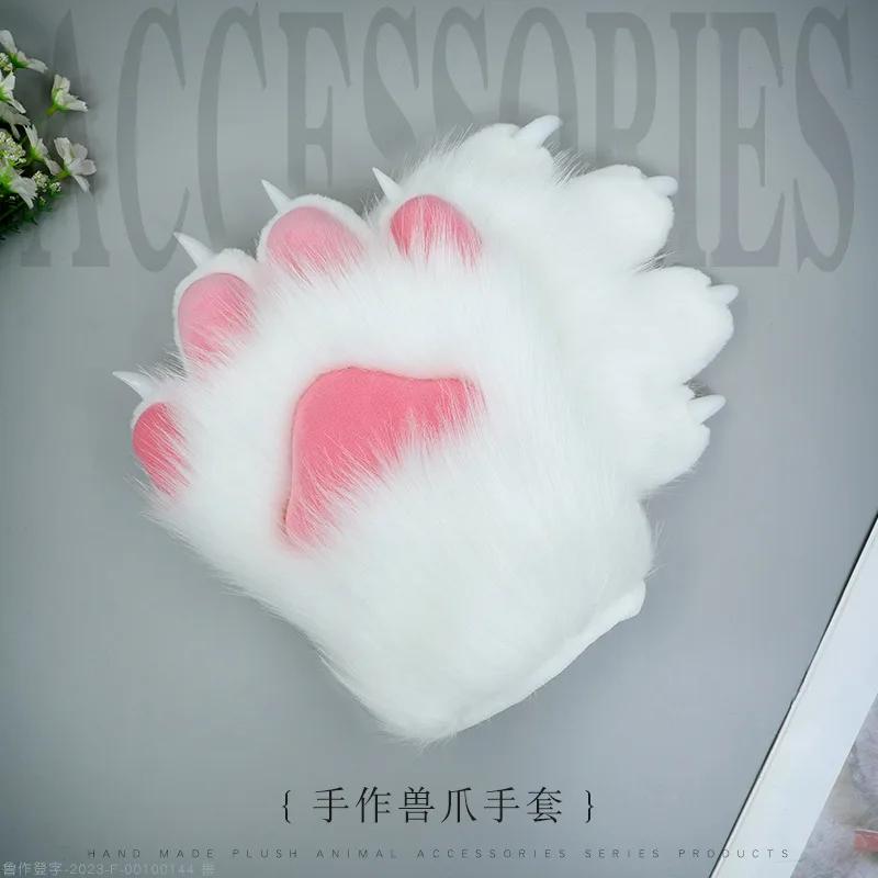 

Fursuit Accessories Plush Nails Beast Claw Gloves Cosplay Animation Original Gloves