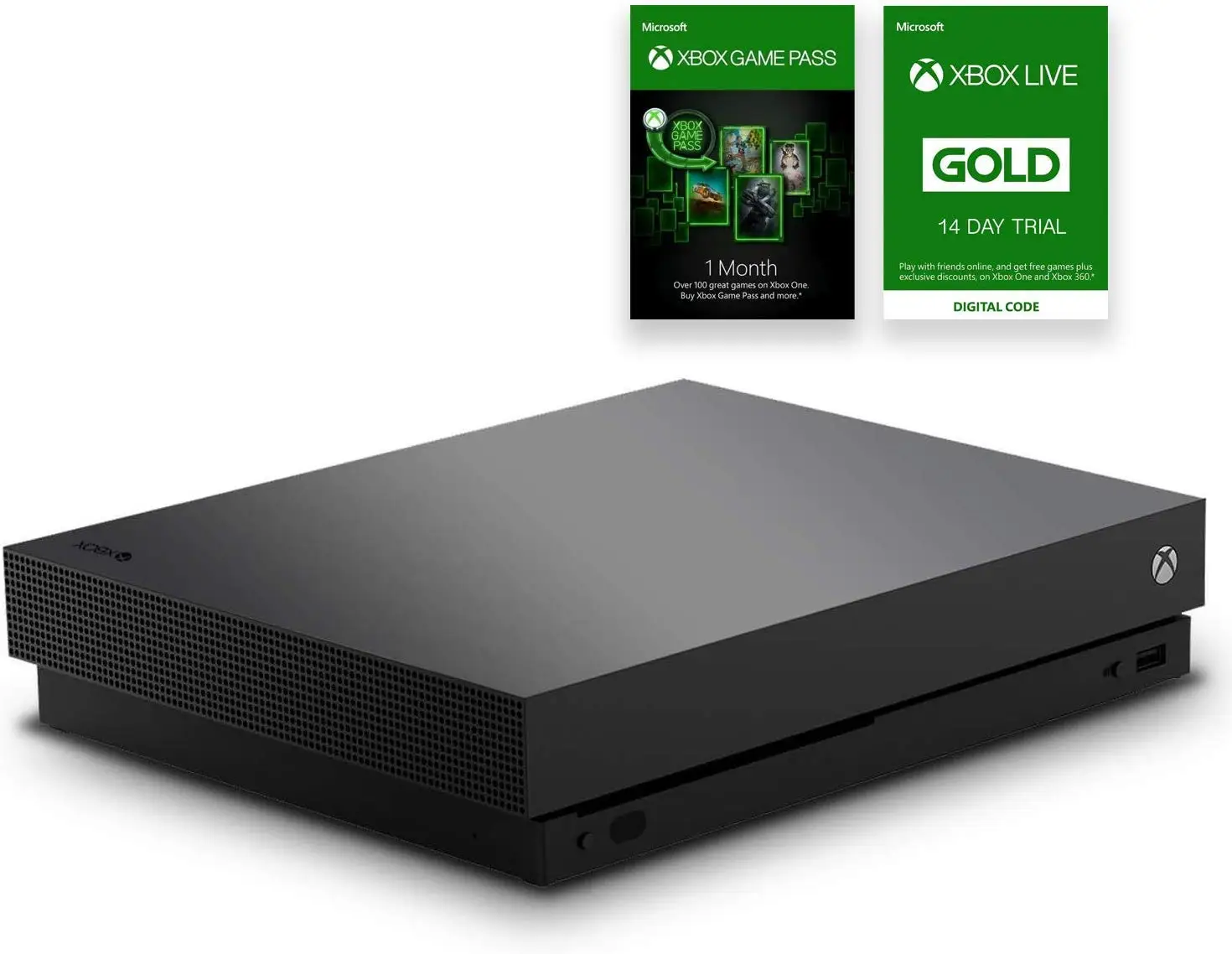 Renewed Microsoft Xbox One X 1TB Black Console Only High Performance Gaming System