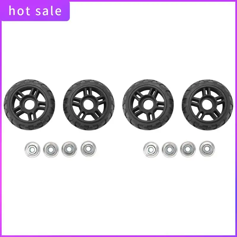 

HGSW-Suitcase Wheels 2 Pair Of Luggage Suitcase Replacement Wheels Axles Deluxe Repair Deluxe Repair Tool Casters