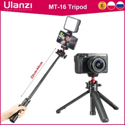 Ulanzi-trípode MT-16 para tableta con zapata fría, luz LED de relleno para vídeo, Smartphone, cámara SLR