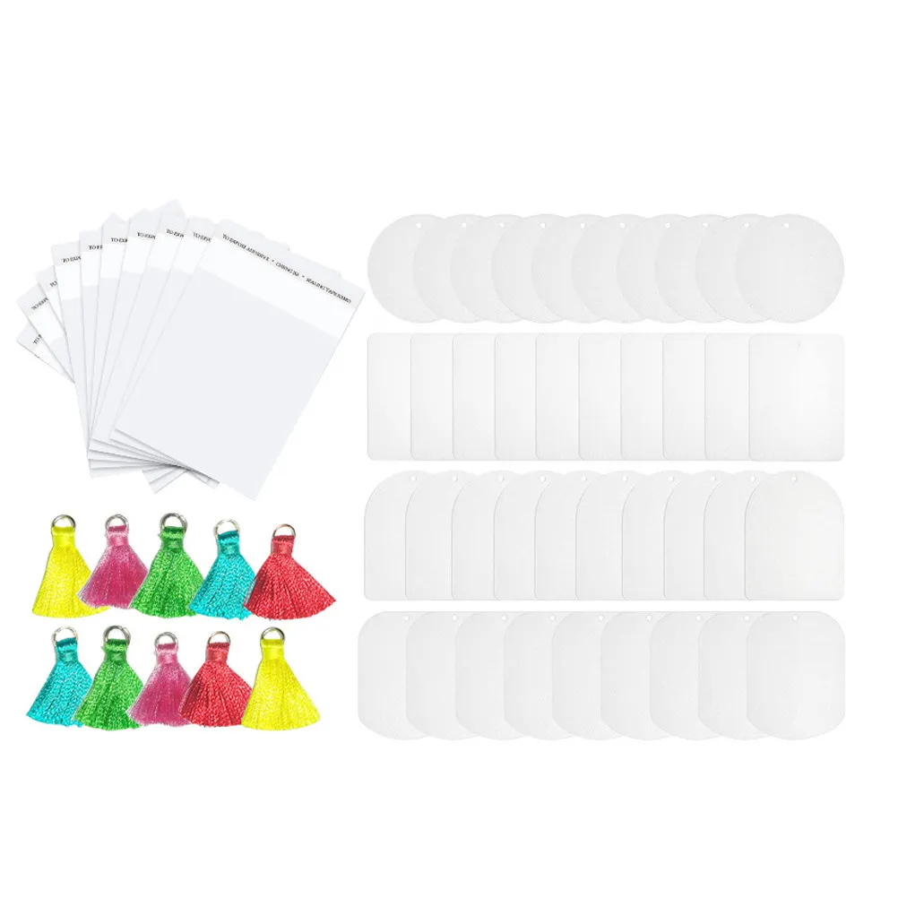 

1Set Car Sublimation Air Freshener Felt Sheets Double-Sided Print DIY Sublimation Blanks Aromatherapy Heat Transfer DIY Car