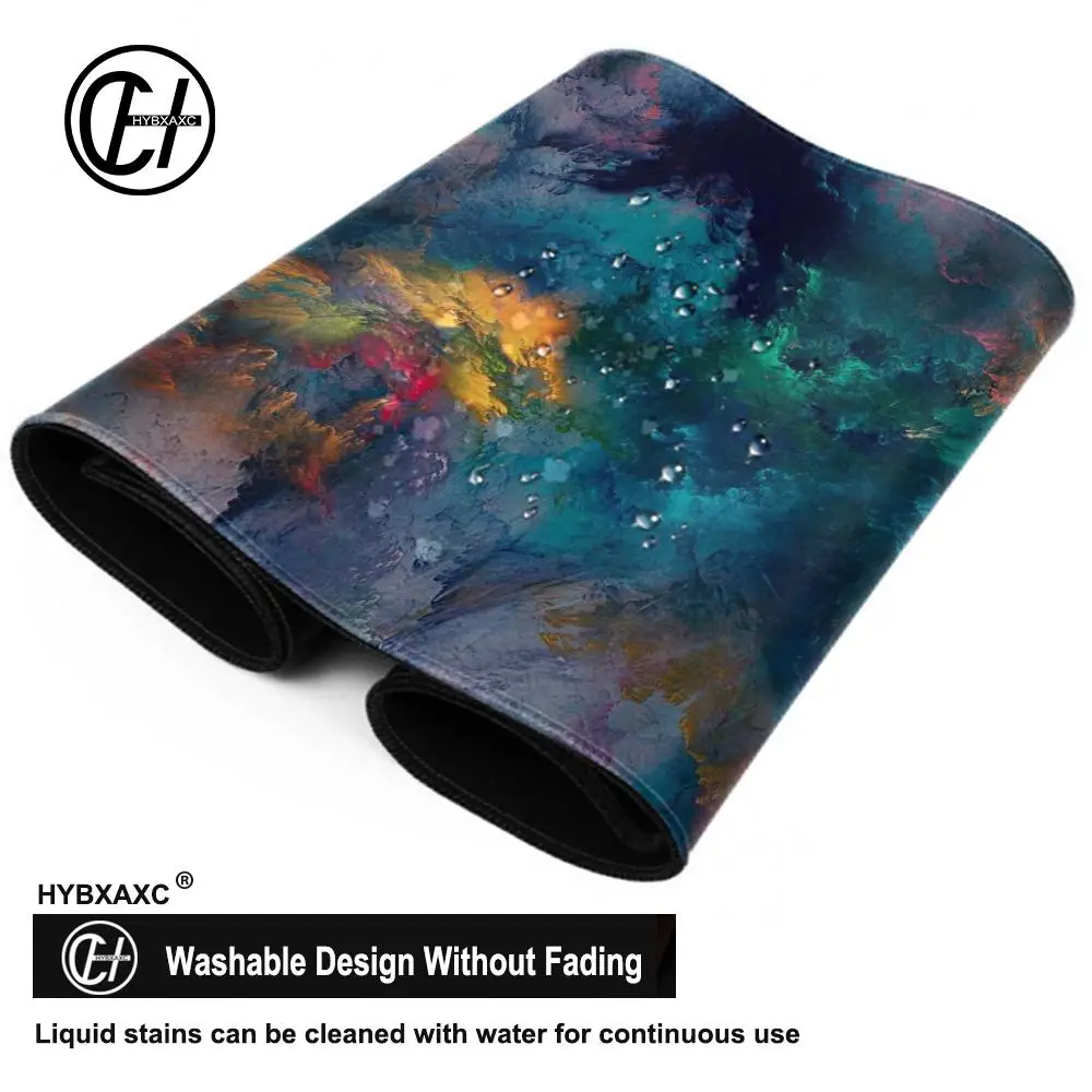 カラークラウドマウスパッドコンピュータラップトップアニメキーボードゲーミングマウスマットXXL大型マウスパッドキーボードゲーマーDecoracionデスクマット