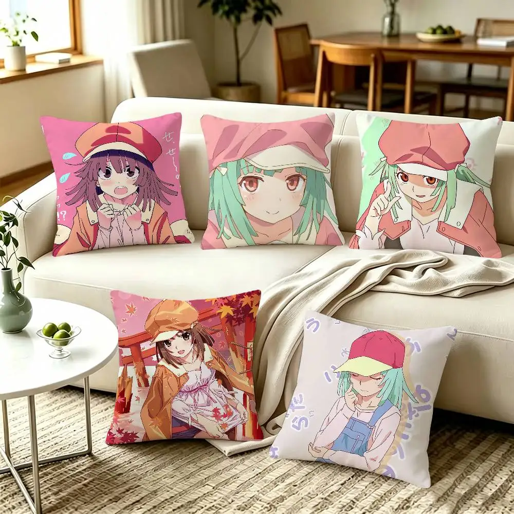 sengoku nadeko  monogatari  Home Sofa Cushion Covers and Aecorative Custom Pillow Covers