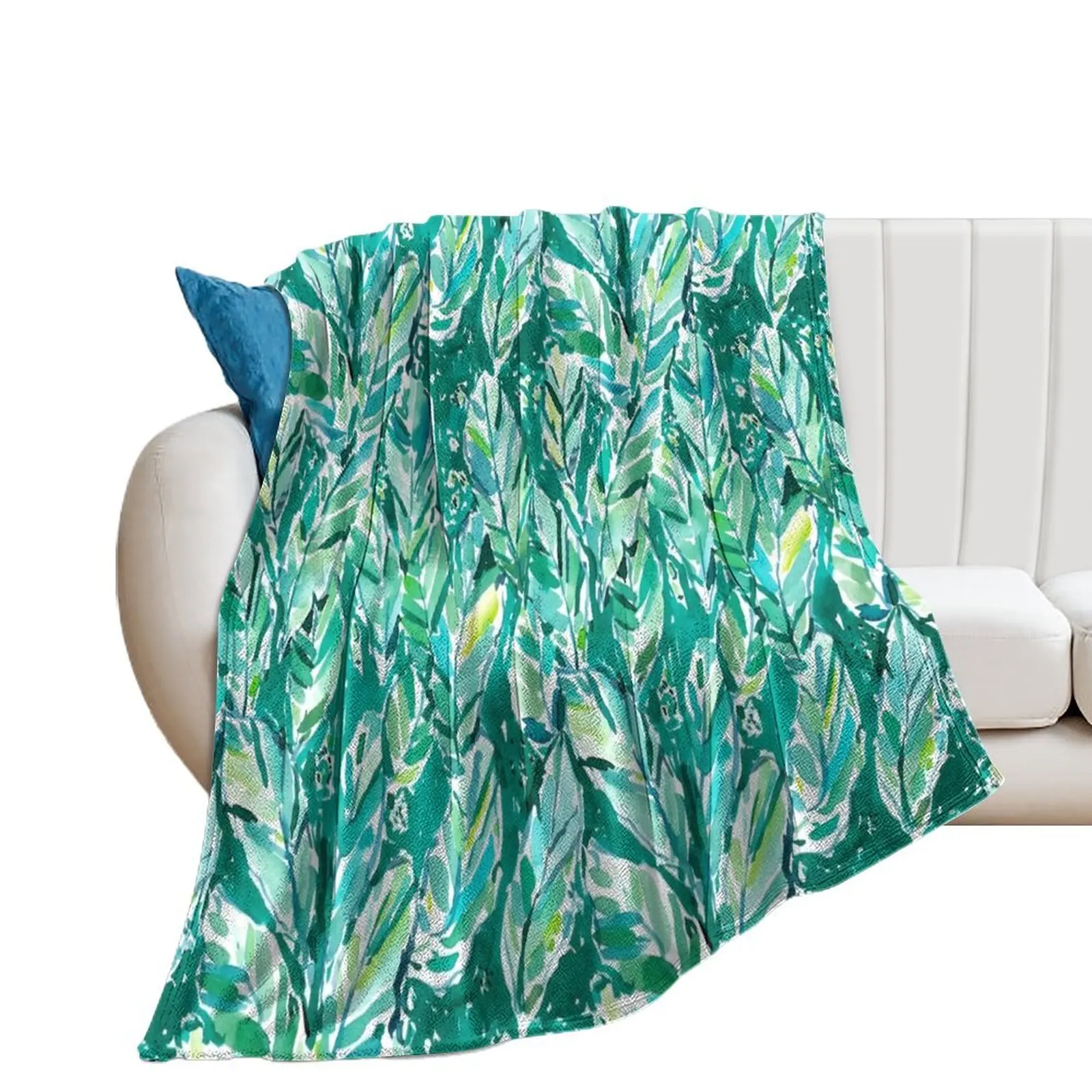 

BANANA LEAF JUNGLE Throw Blanket cosplay anime Retros Blankets For Baby Luxury Brand Blankets