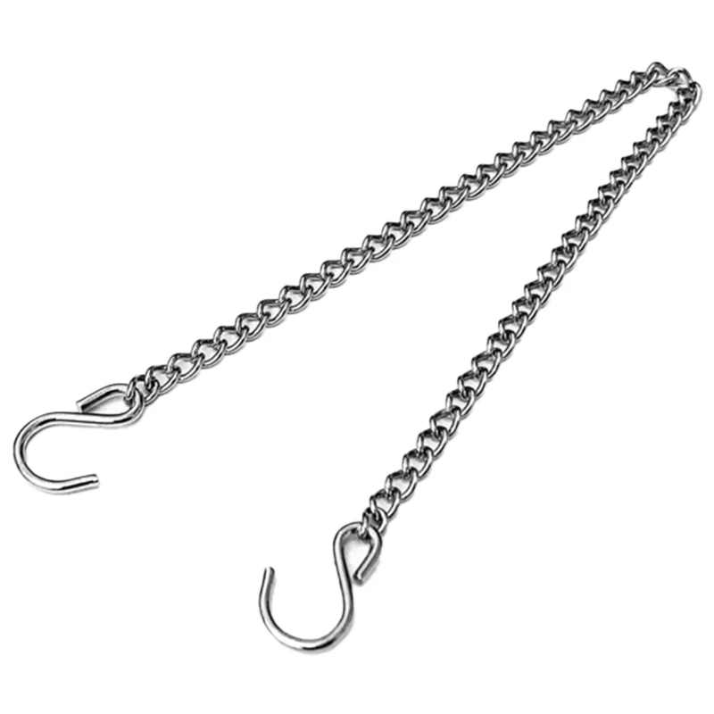 

10pcs Iron Hanging Chain 25cm for Bird Watering Stations for Backyard Setting Hook Multifunctional Chain