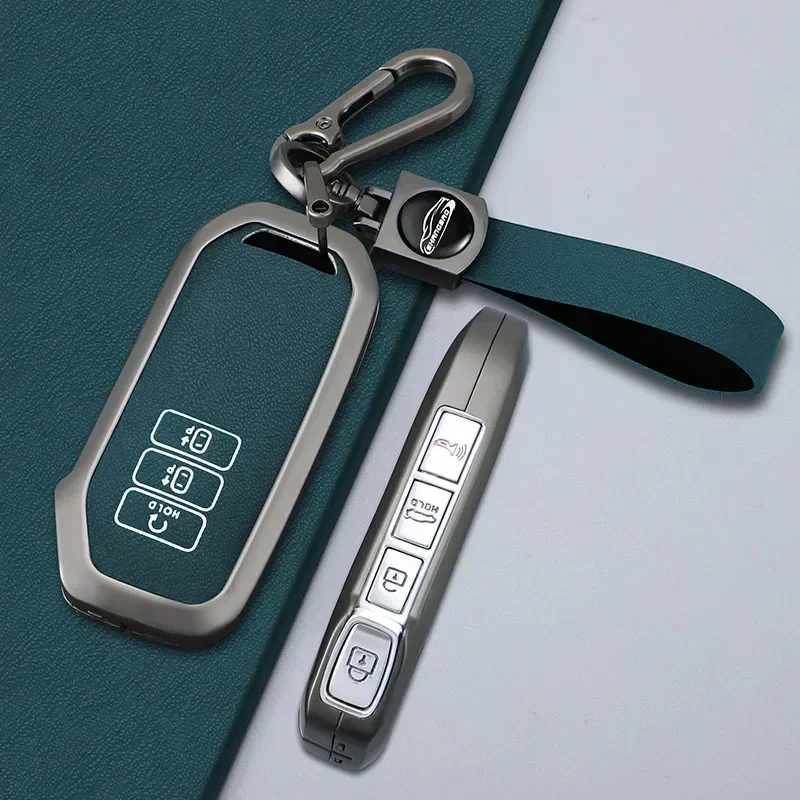 

7-button Car Remote Control Key Cover Keychain Case For Kia 2022 Sportage 2023 Niro Hybrid 2021 Sorento MQ4 EV6 Light-Line K8 V6