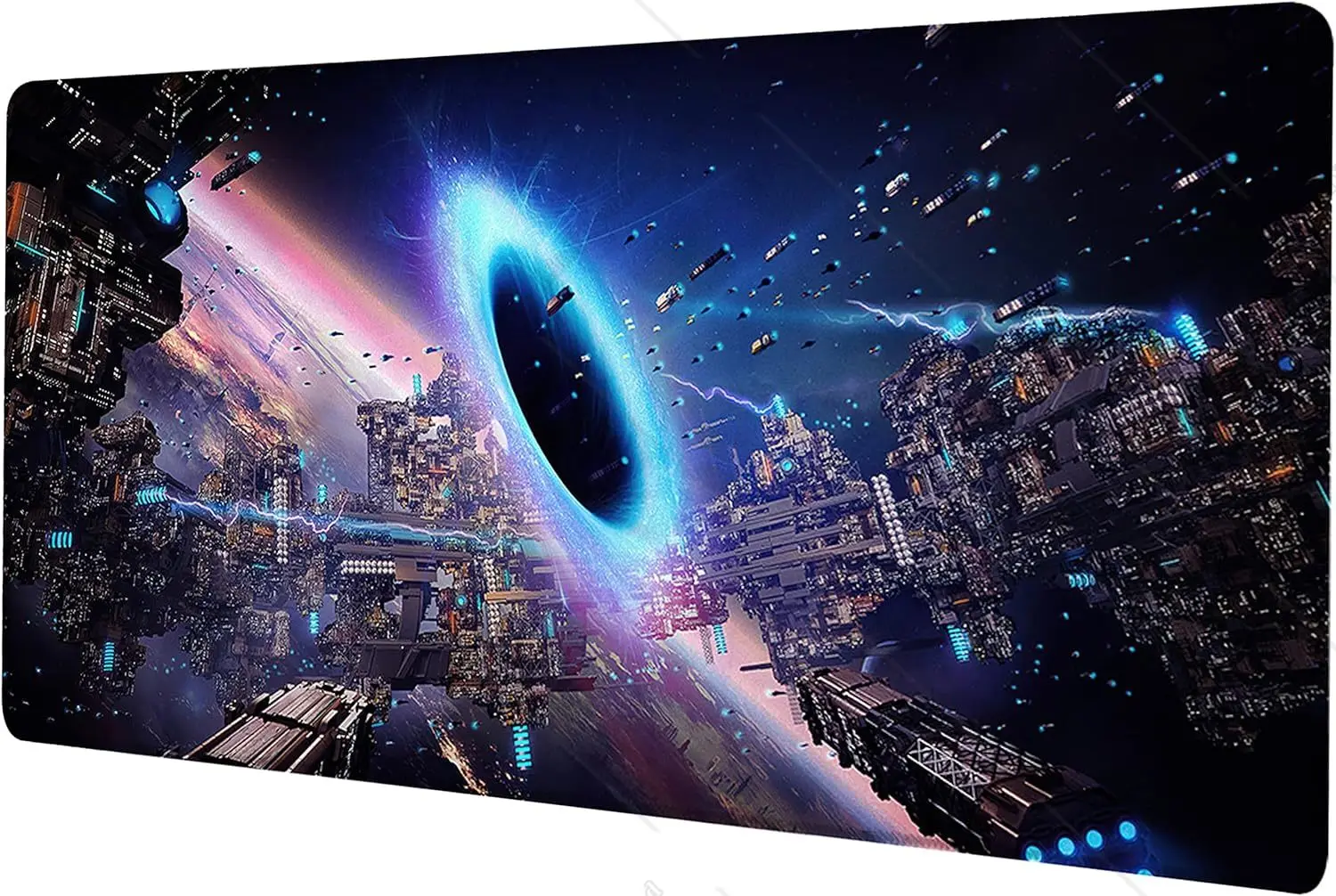 Halo Gaming Universe Mouse Pad Space Sci-Fi Mousepad 31.5x11.8 in XL Large Mouse Pad with Non-Slip Base Stitched Edge for Home