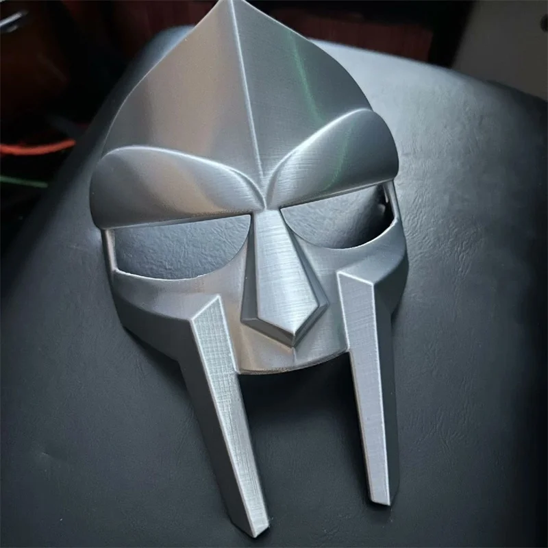 

MF Doom Cosplay Mask Adults Hip Hop Rap Knight Punk Full Face Masker Helmet Party For Men Women Halloween Performance Show Prop