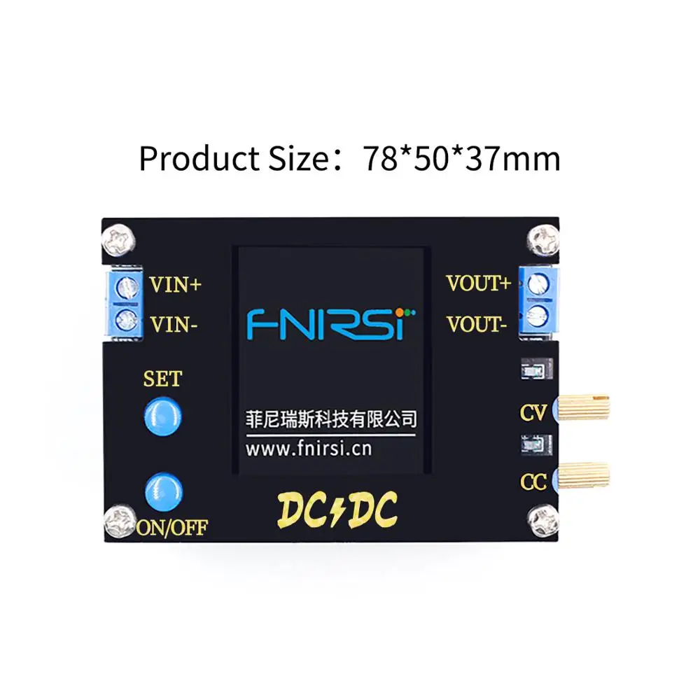 Automatische DC Boost/Down Converter Voedingsmodule CC CV 0.5-30V 3A 35W/4A 50W Verstelbare Voeding Voltmeter