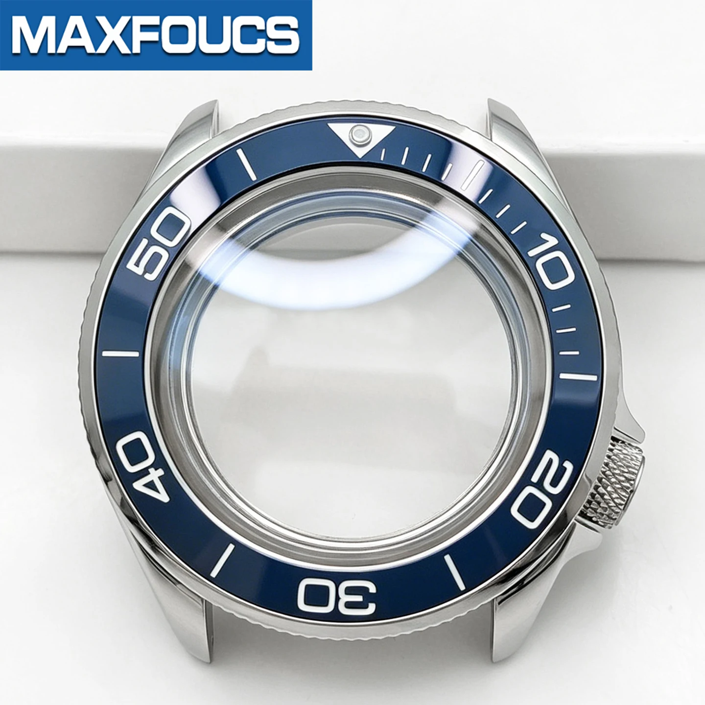 Prospex Geränderte Lünette SKX 3.8 Uhrengehäuse-Set Silber Poliert Passend für NH35/NH36/NH34 MOD Uhrengehäuse-Teile Saphir-Einsatz Maßanfertigung – Detail 10