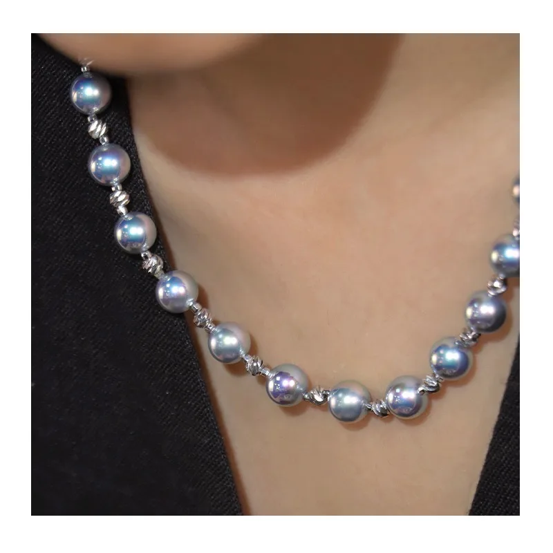 Sweet Light Luxury Design Goddess Pearl Necklace Bracelet French Retro High-value Matching Jewelry