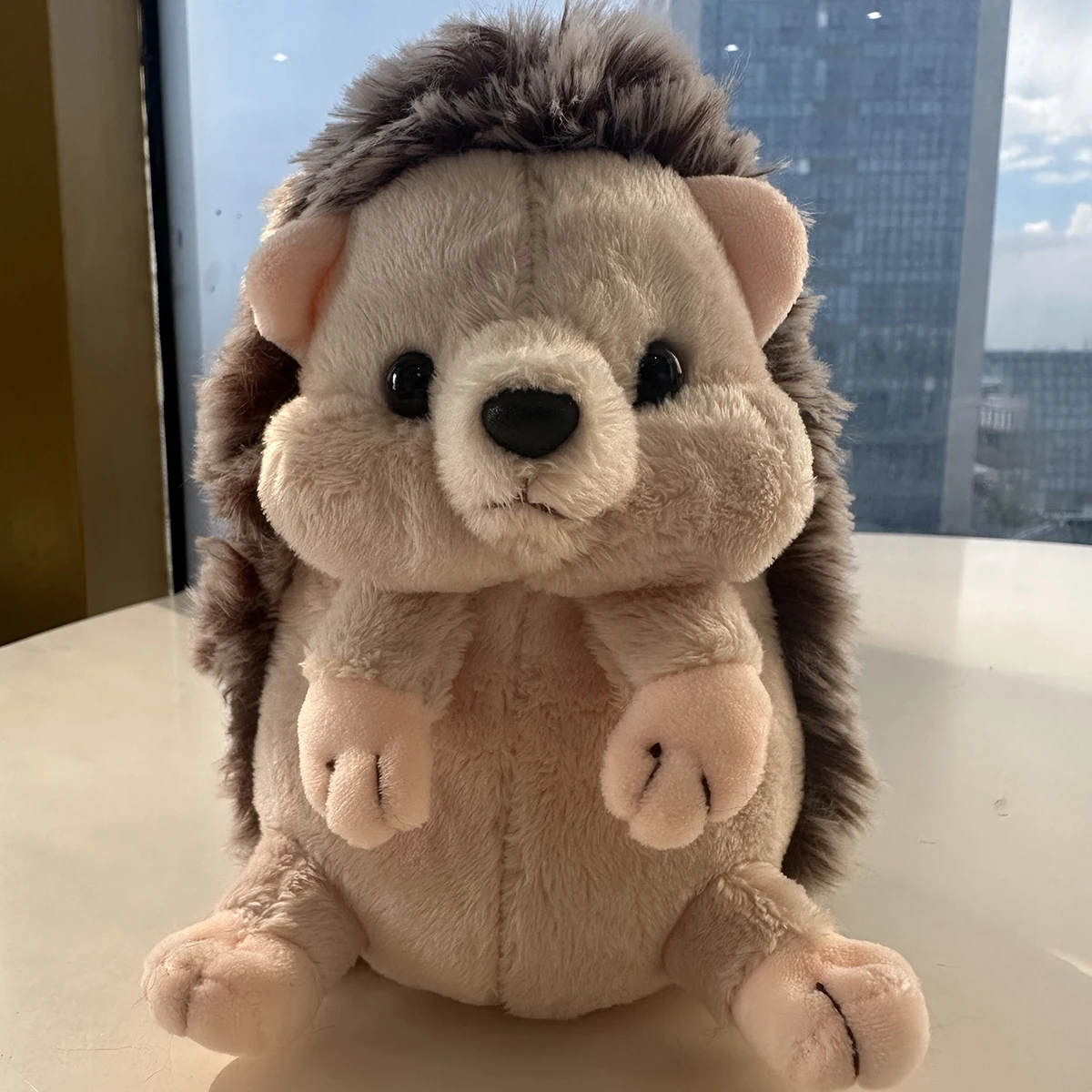 13/17/22cm juguetes de peluche de erizo de simulación 11cm colgante de erizo Keychian Animal suave erizo juguete de peluche chico regalo de cumpleaños