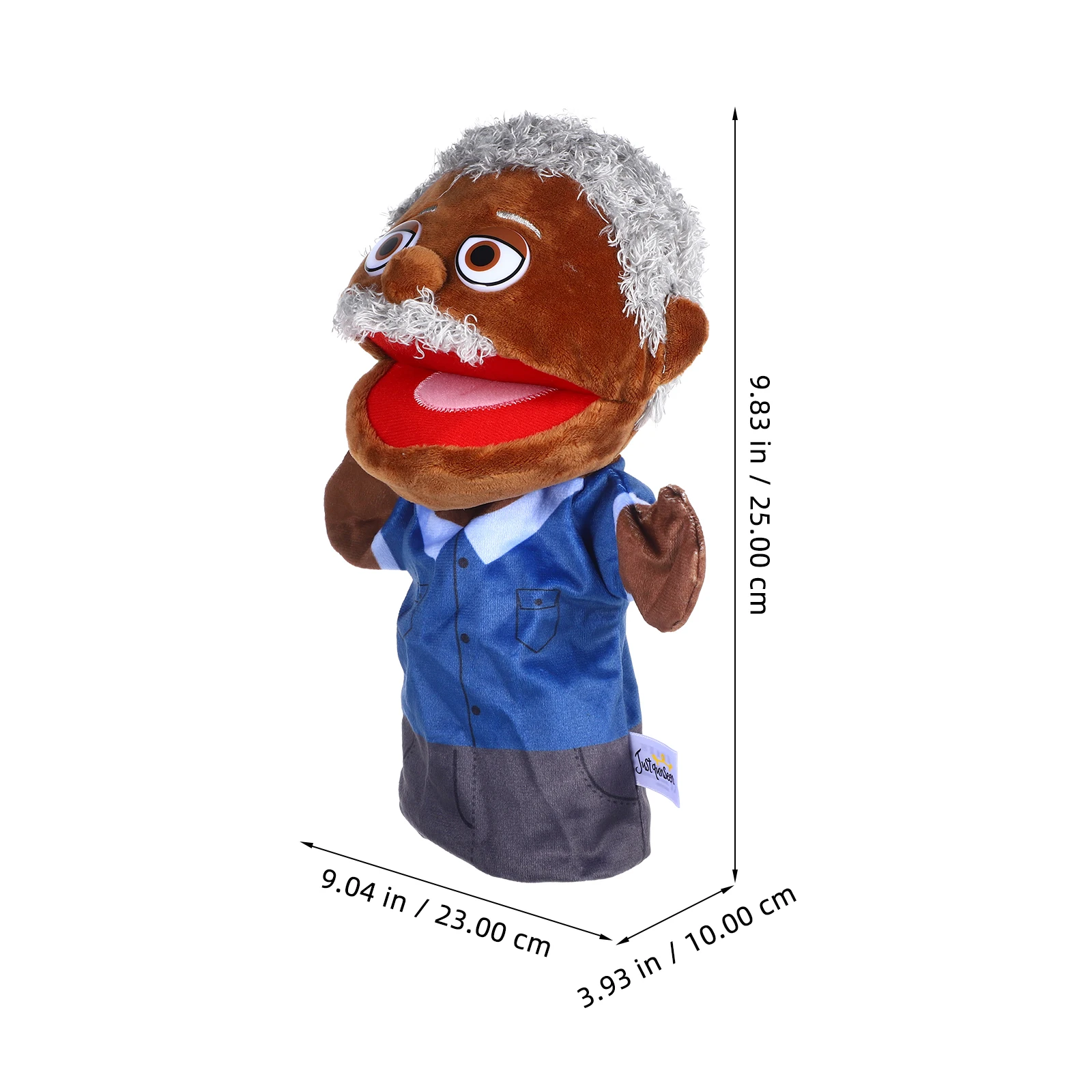 1 Stück H Puppet Requisiten Familienmitglied Gr pa Cartoon-Figur Pädagogische helle Farbe Komfortable dekorative Geschichtenerzählen