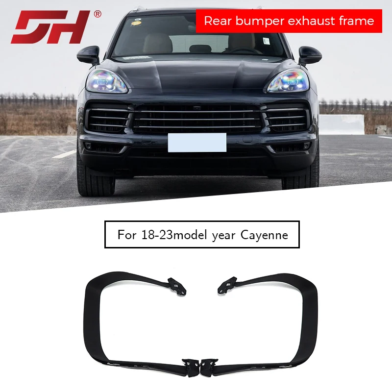 

Рамка выхлопной системы заднего бампера для Porsche Cayenne 9Y0.1 2018-2023 9Y0807837AOK1 9Y0807837AOK1
