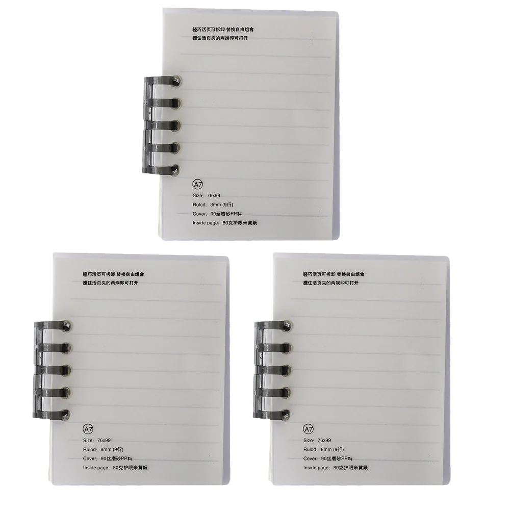 

3Pcs Pocket Notebooks English Word Notepads Mini Spiral Notebooks Portable Pocket Diary Vocabulary Practice Notepads Study Memo
