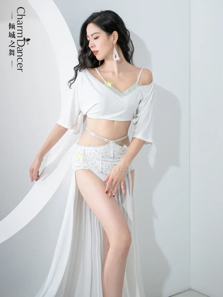 Charm Dance Costume originale di danza del ventre Costume da spettacolo di gruppo fotografico per riunioni annuali di lusso leggero