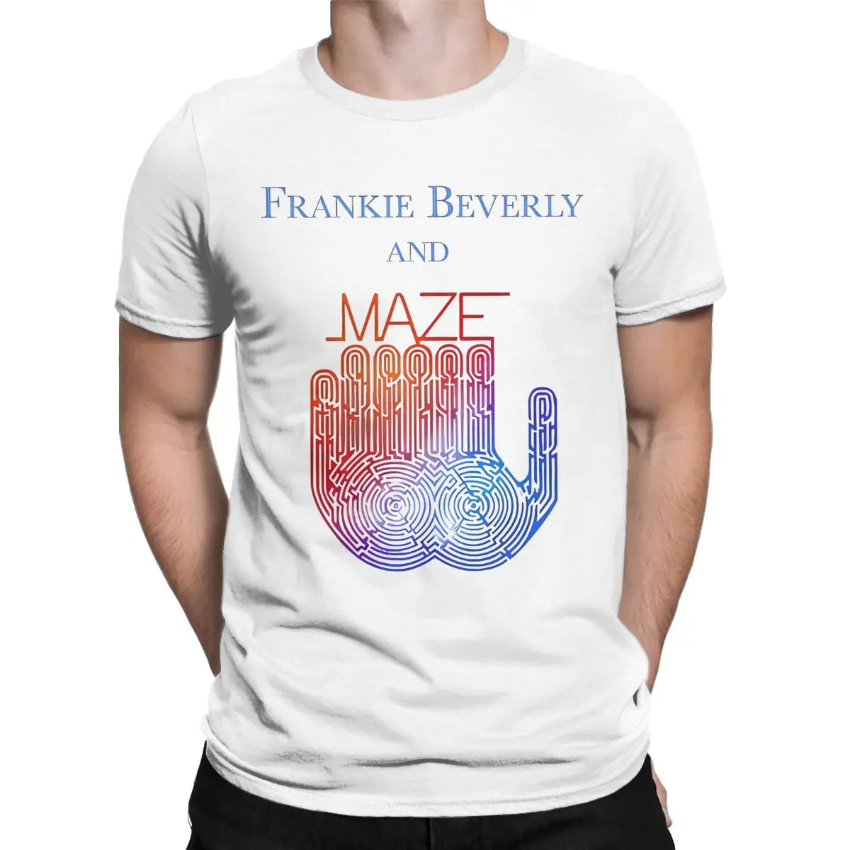 Frankie Beverly And Maze R&B Singer Men T Shirts 1946-2024 R.I.P Vintage Tee Short Sleeve T-Shirts Pure Cotton Graphic Clothing