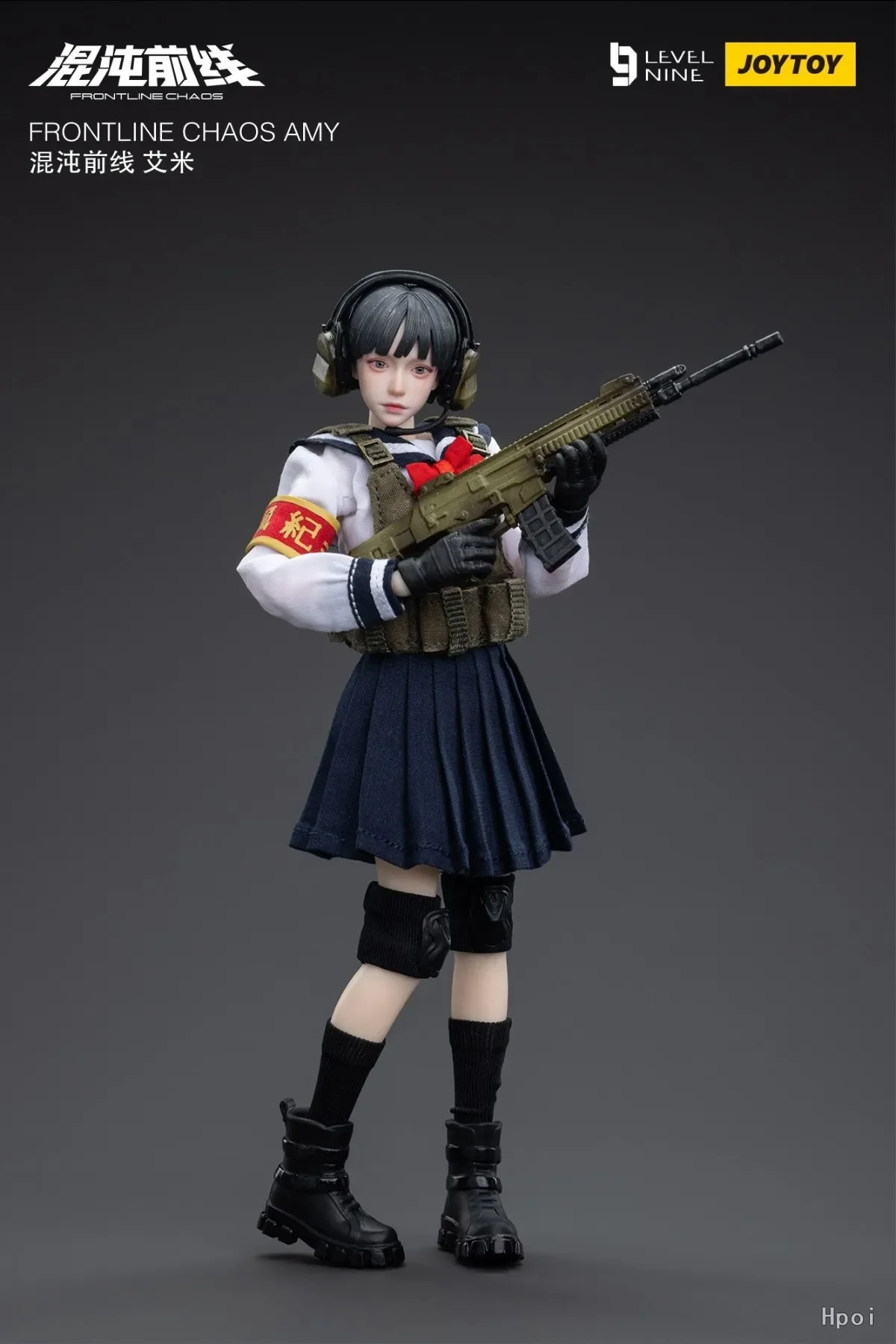 【Original】JOYTOY 1/12 ตัวเลขการกระทํา LEVEL9 FRONTLINE CHAOS AMY ทหารหญิงรุ่นของสะสมของเล่น