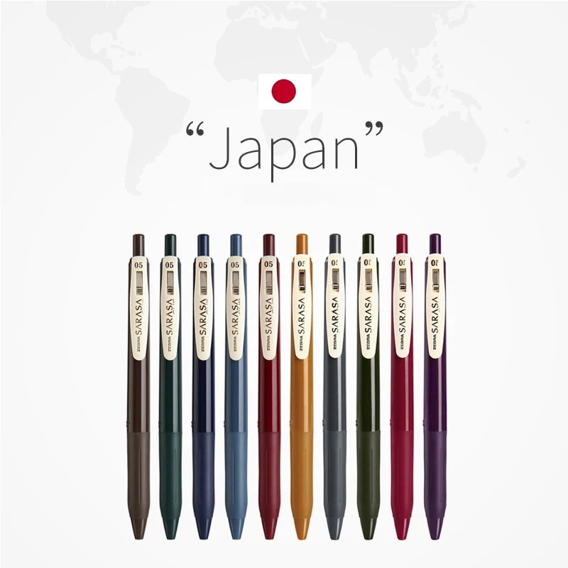 ZEBRA Ballpoint pen for Writing Back to School 0.5mm Retro Colored