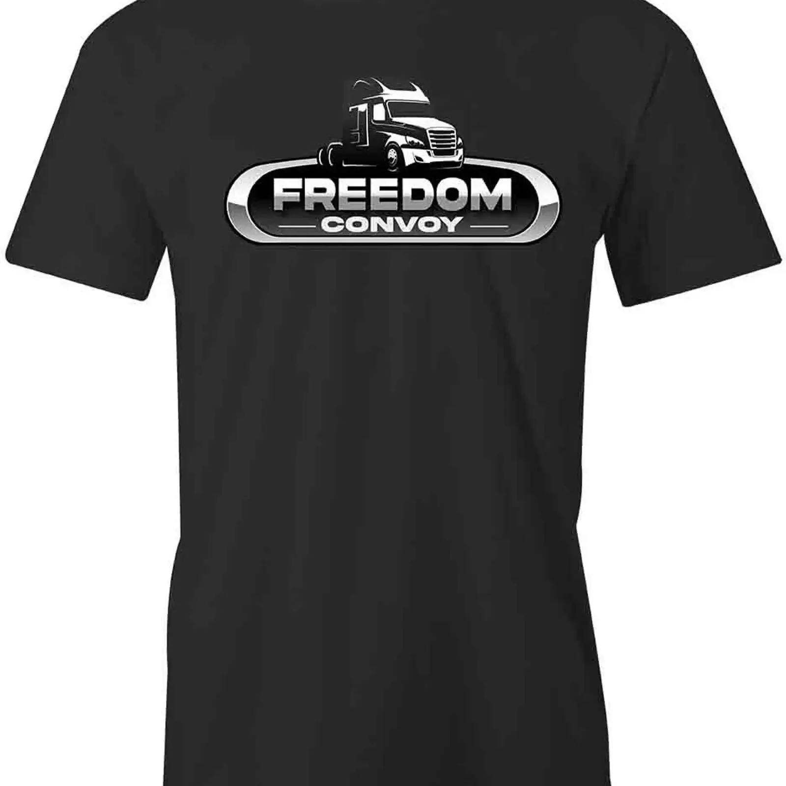 FREEDOM CONVOY T Shirt POLITICAL S1BCA984 vintage Washed Soft homme Unisex Slightly fashion Stylish Comfortable Versatile