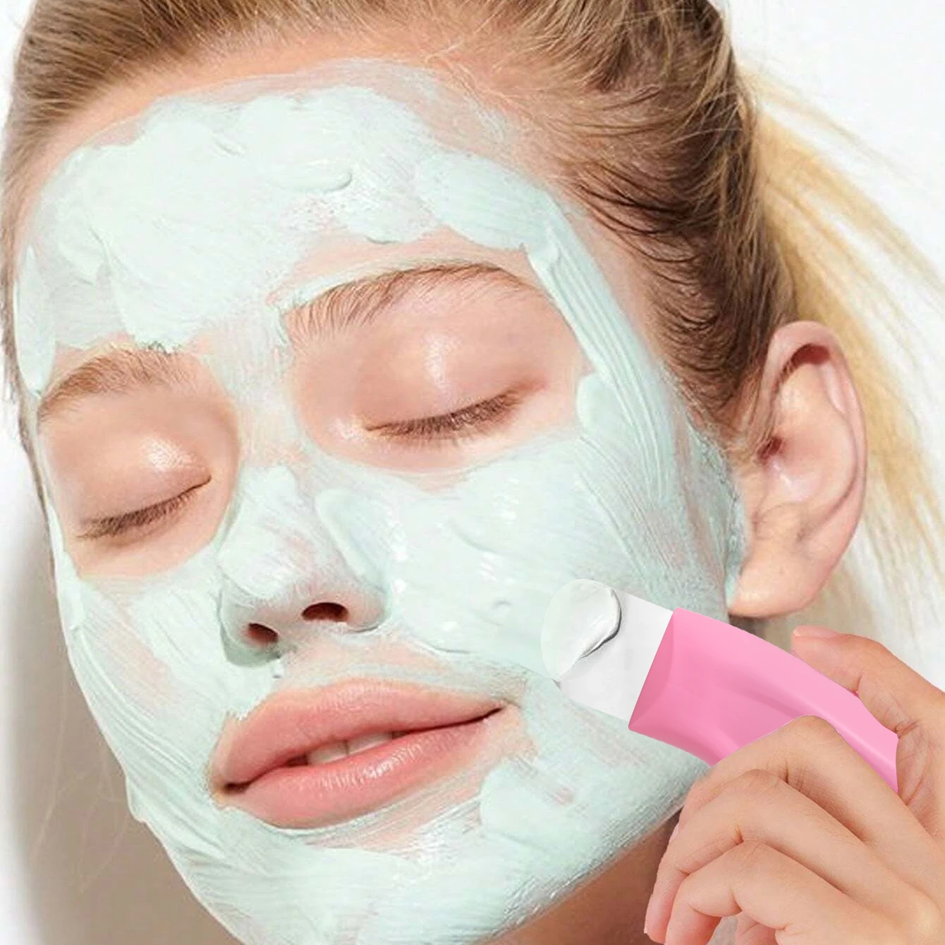 Mee-eter diep reinigend hulpmiddel, compatibel met moddercrème en make-up verwijderaar voor poriënreiniging