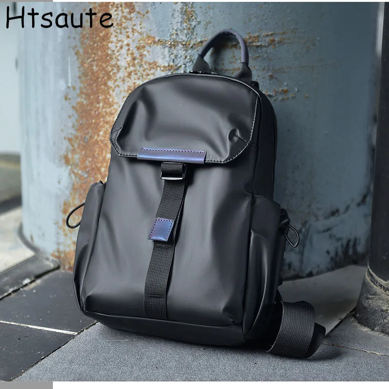 

Мужская нагрудная сумка большой емкости, повседневная сумка в стиле хип-хоп для путешествий, унисекс, сумка через плечо, нейлоновая сумка высокого качества для хранения, бесплатная доставка