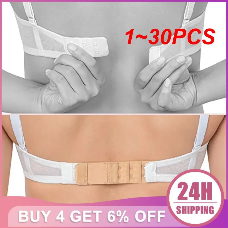 1~30PCS Bra Hook Will Not Rust 5 Colors Etc.) Bra Extender Durable