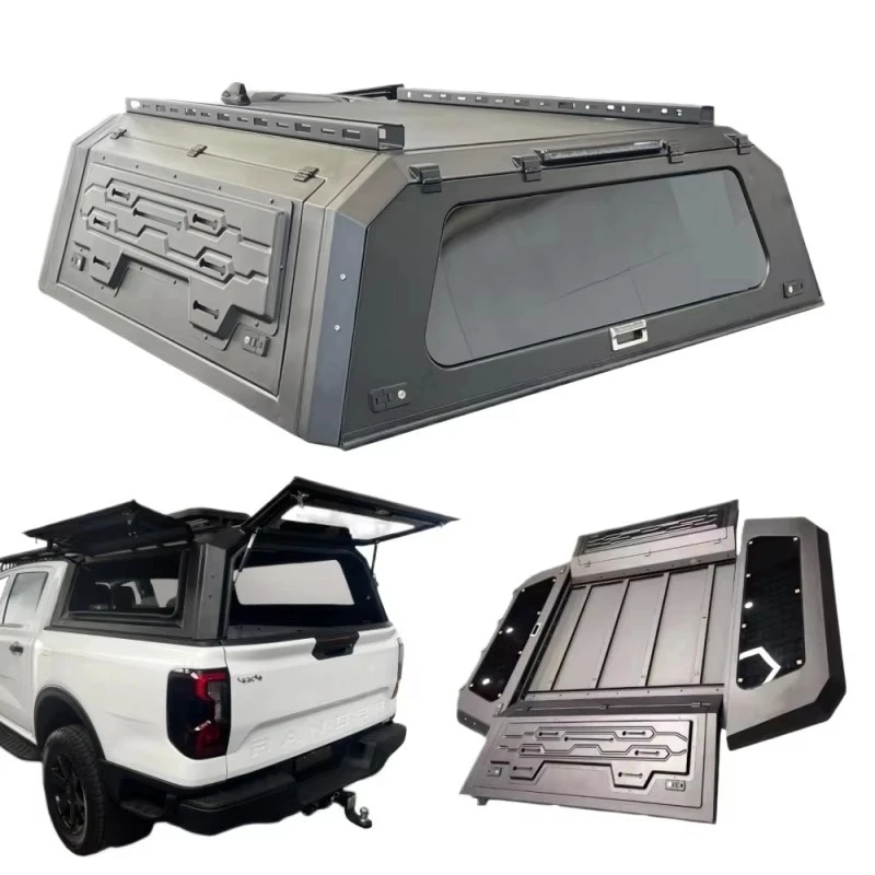 

STLF Manual Waterproof Locking Smart Cap Camper Truck Bed Topper Hardtop Aluminum Alloy Canopy For 2021 2023 T7 T8 XL