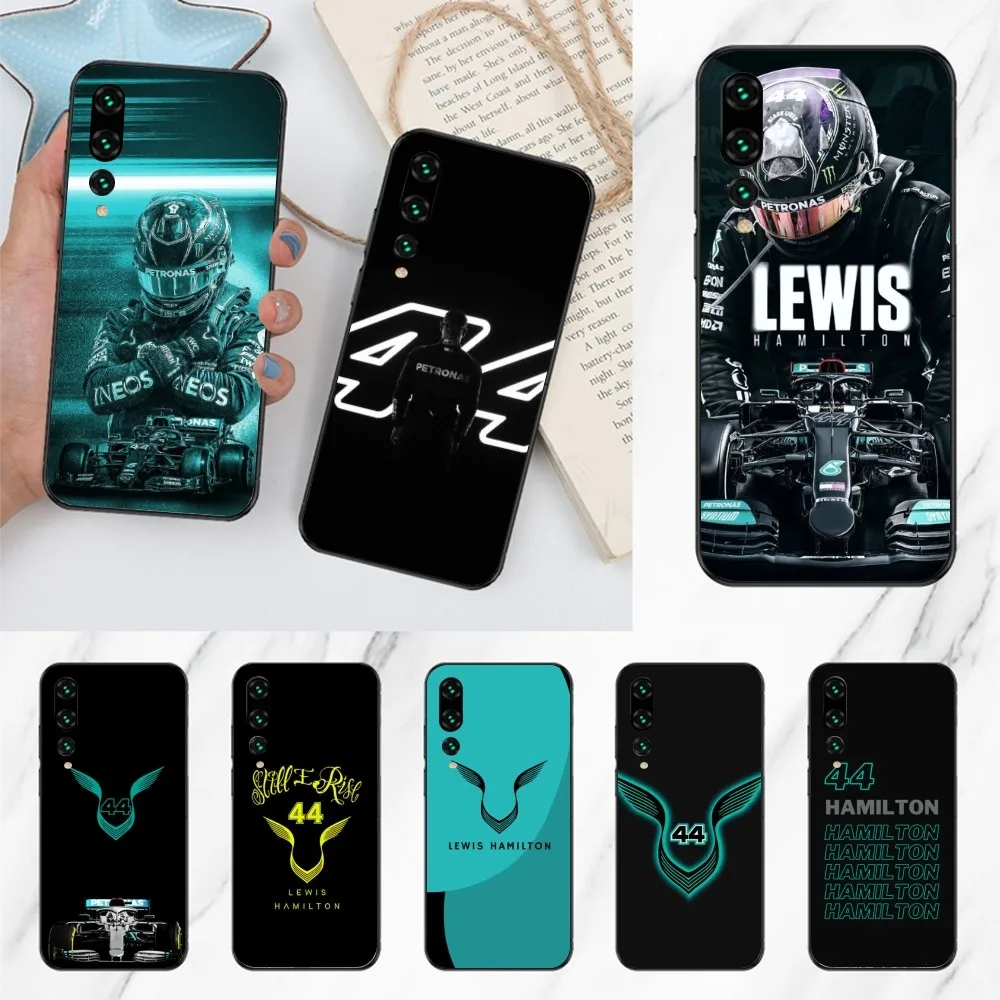 F1 Lewis Hamilton Mobile Phone Case for Huawei P50 P40 P30 Pro Lite P Smart 2021 2019 Magic 3 Black Soft Phone Cover Funda