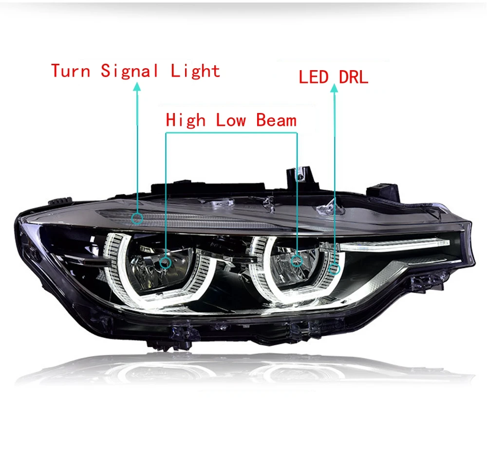 New Style Car Headlight For BMW 3 Series F30 F35 320 325 2012-2019 Assembly Front Lamp Modified LED DRL Automotive Accessories