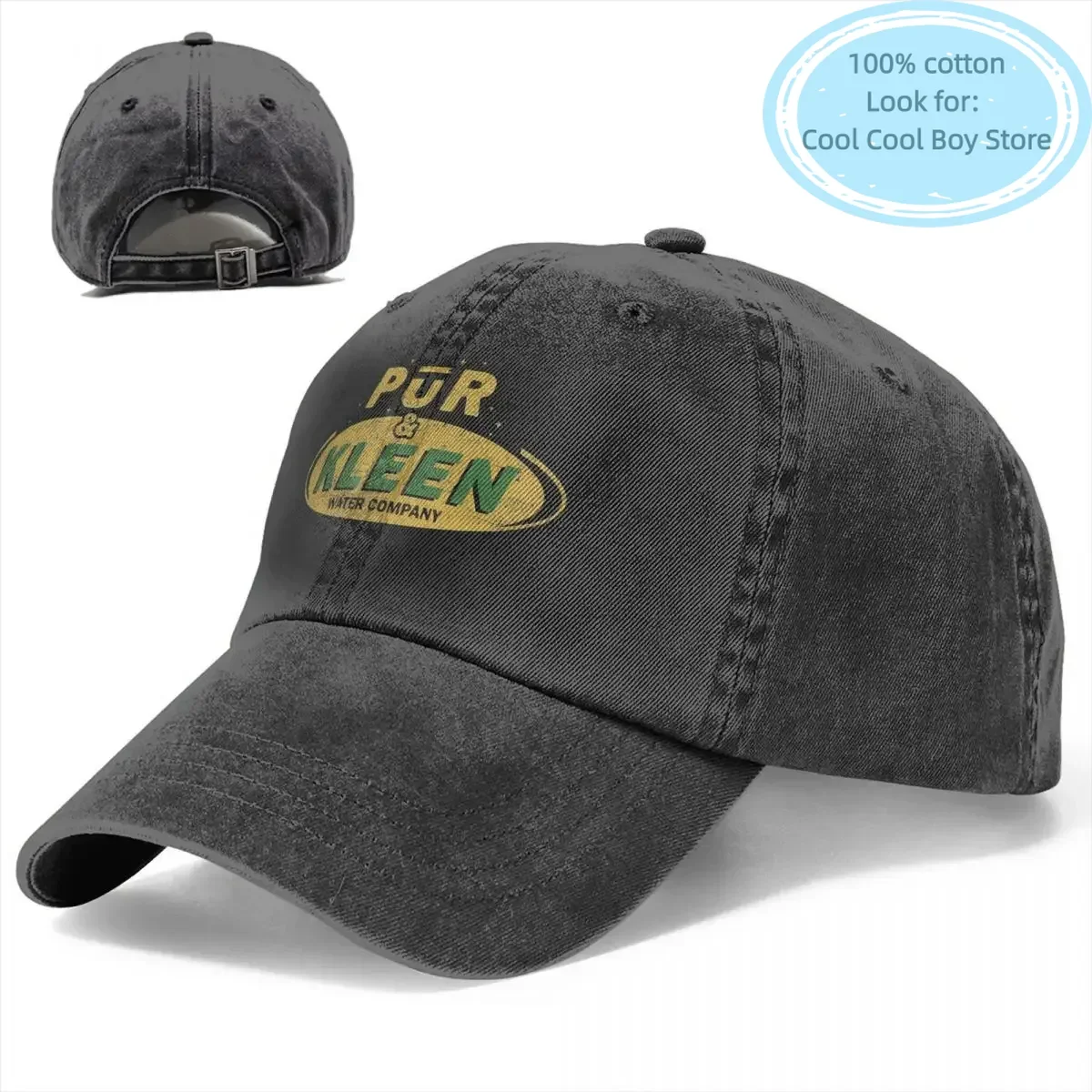 Washed Men's Baseball Cap Pur Kleen Water Company Trucker Snapback Cowboy Caps Dad Hat The Expanse Golf Hats