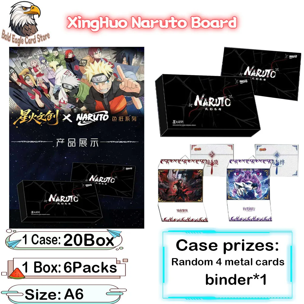 

Wholesale 2026 New XingHuo Naruto Board Acrylic Color Paper Collection Board A6 Size Hinata New Year Gift