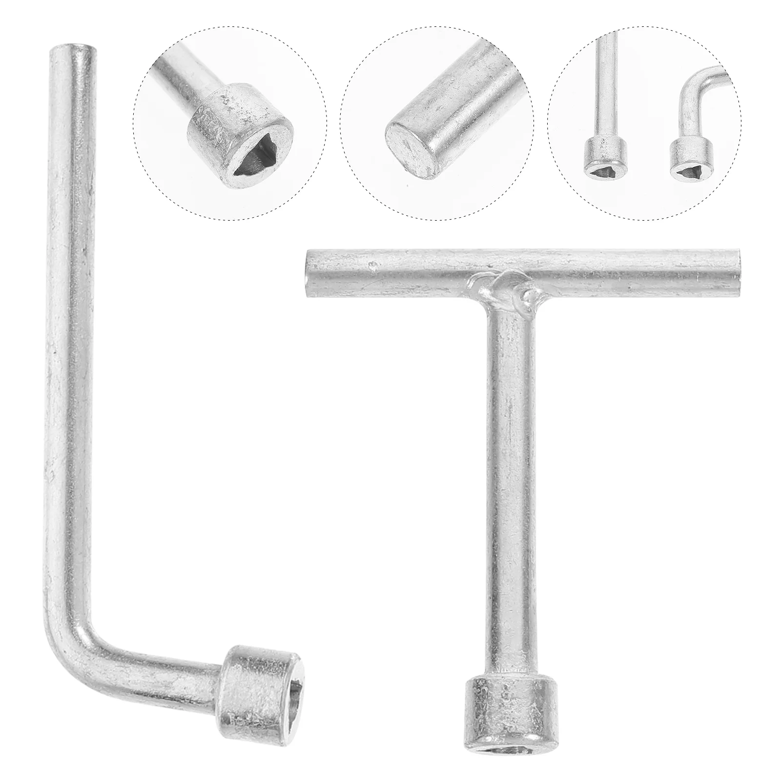 Clés à 2,2 triangulaire en acier inoxydable, type M8 L T, antivol, clés spéciales, outil de retrait de vis de sécurité, outils à main, 2 pièces