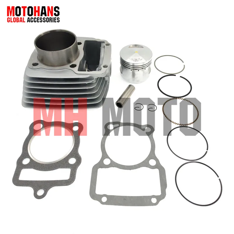 CG150 62MM 162FMJ 125CC CYLINDER KIT 13/15MM PISTON PIN ATV DIRT BIKE LONCIN LIFAN ZONGSHEN FT150 DT150 DM150 FORZA150  GY150