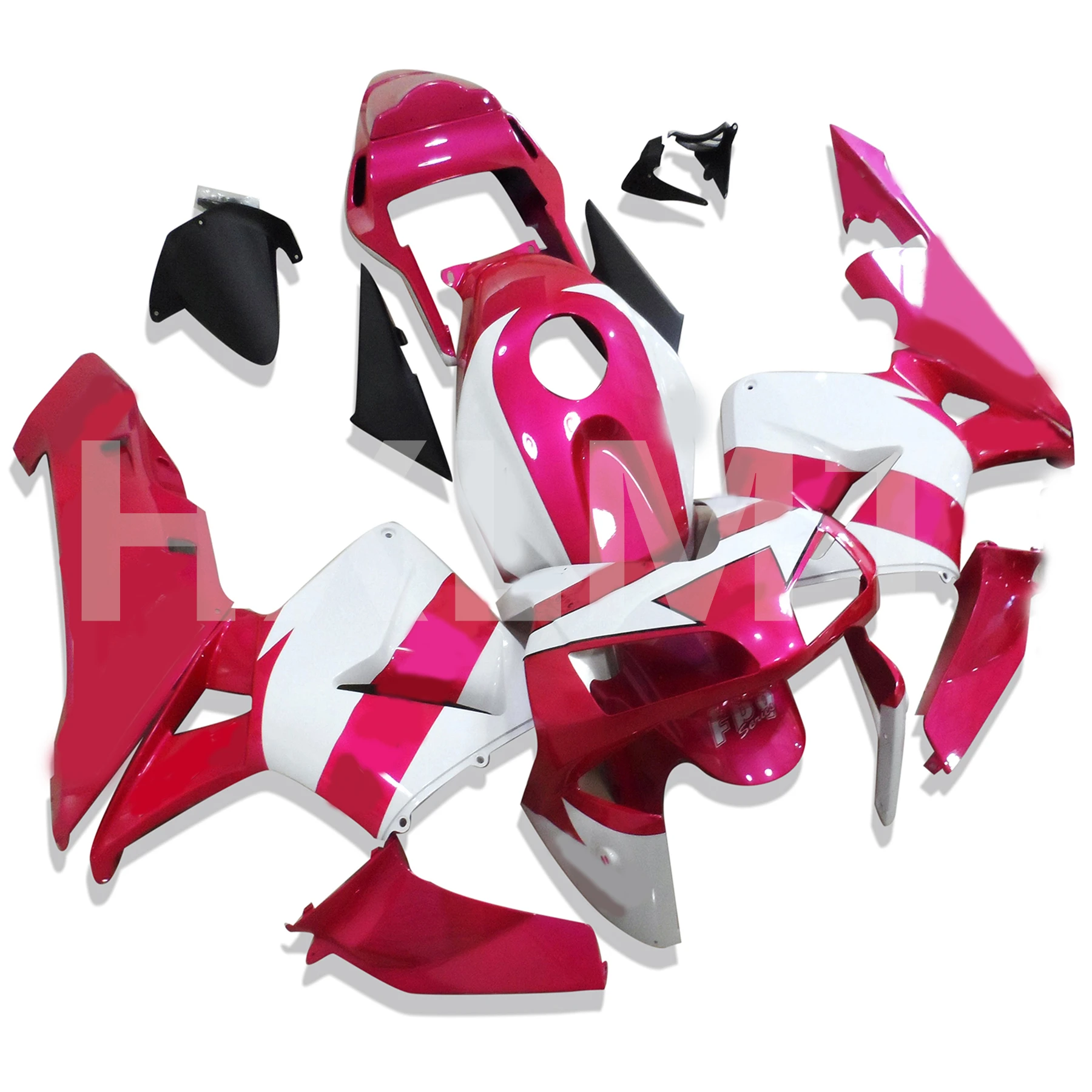 

New ABS Motorcycle Whole Fairings Kit For CBR600RR F5 2003 2004 CBR600 RR CBR 600RR 03 04 Bodywork Full Fairing Set Pink White