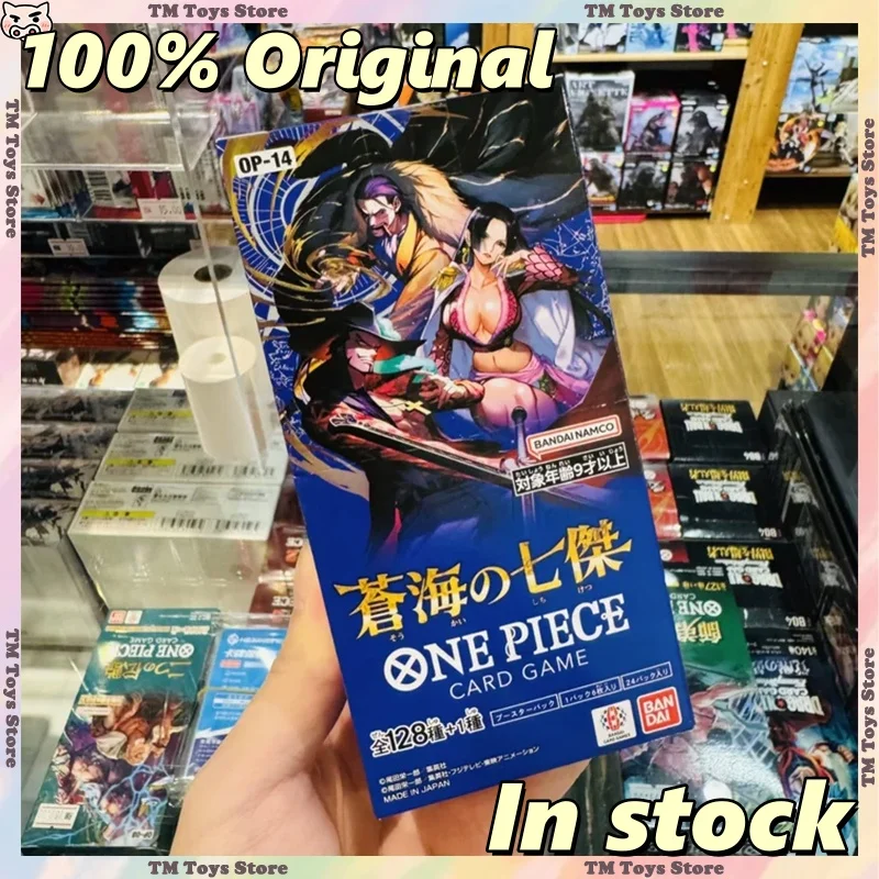 

Genuine Bandai OP14 OPCG One Piece Cards OP-14 Boa·Hancock Pirate Group Seven Japanese Sealed Card Collection Toys Gift in Stock
