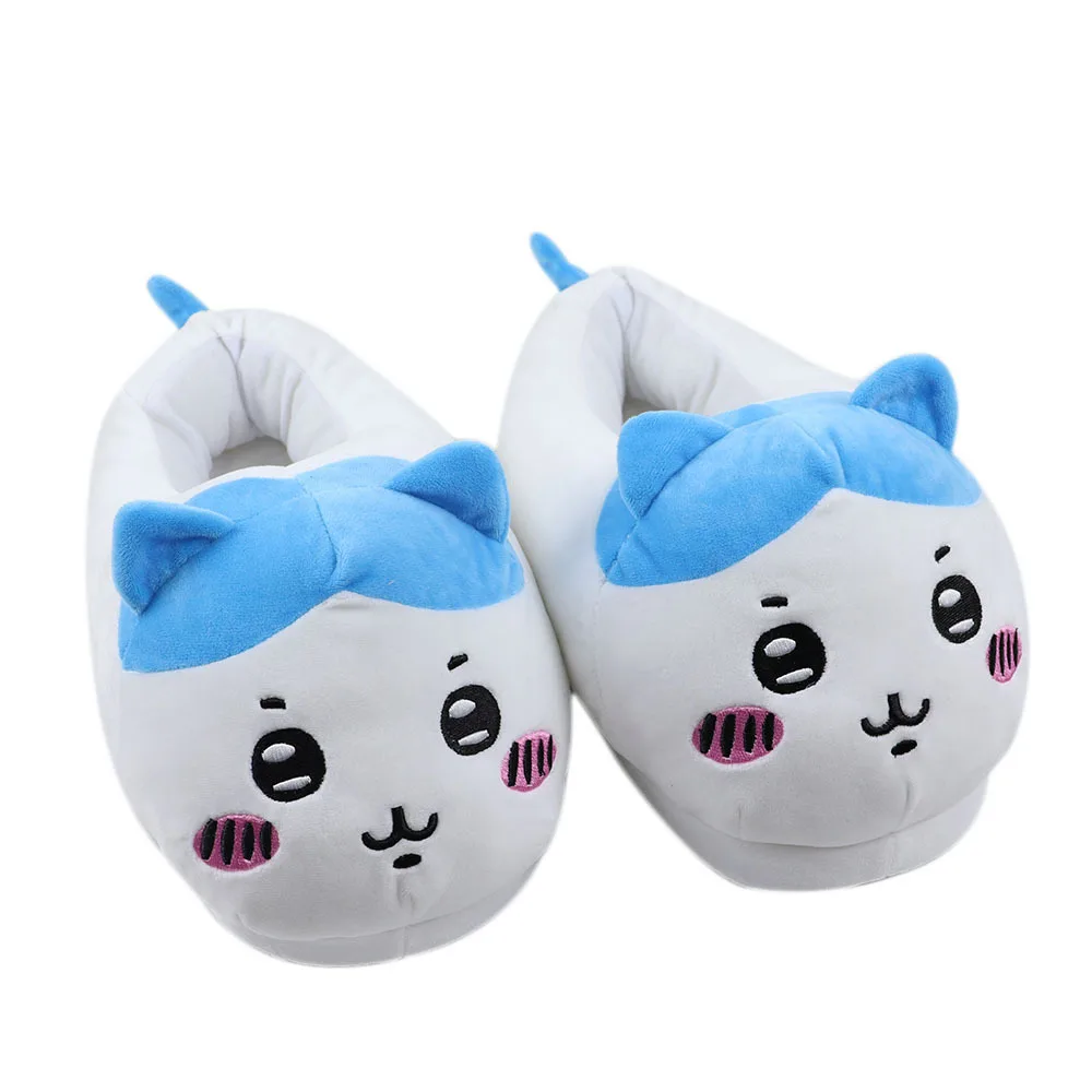 New Chiikawa Cotton Slippers Momoka Plush Slippers Home Super Cute Plush Usagi Hachiware Cotton Shoes Gift