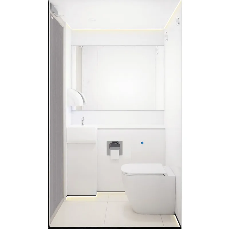 Durable and Practical Mobile Toilet Unit with Pre-Installed Water System, Sink, and Ventilation for Outdoor Festivals and Camps - view 3
