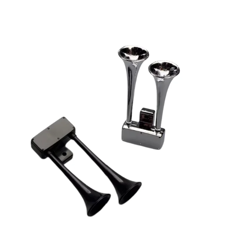 2 stücke Simulation Upgrade Trompete Pfeife für 1/14 Tamiya RC Lkw Kipper Für SCANIA 770S 56368 Für VOLVO ACTROS LESU Modell Auto